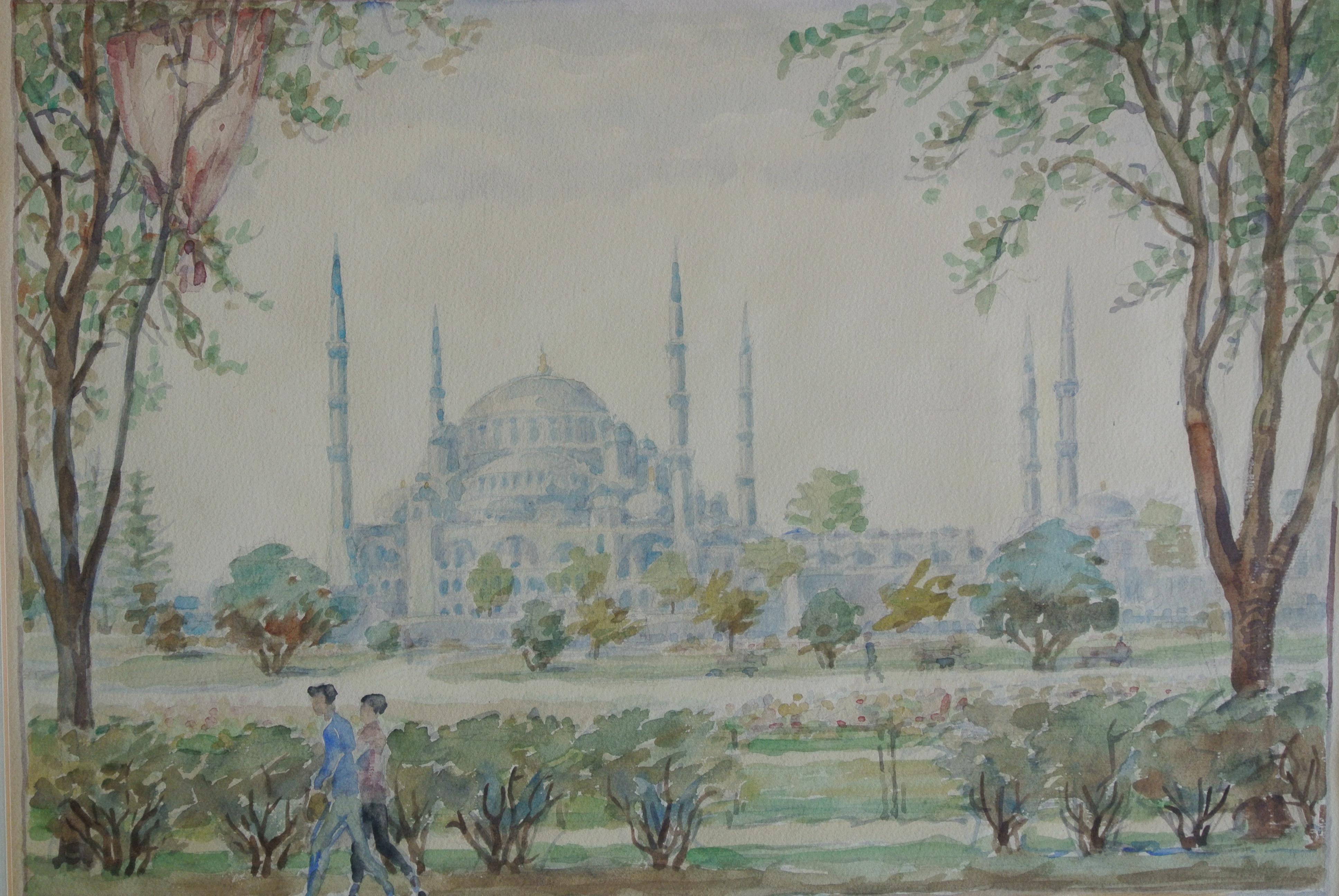 Blaue Moschee, Istanbul,1960 für vergrößerte Ansicht anklicken!