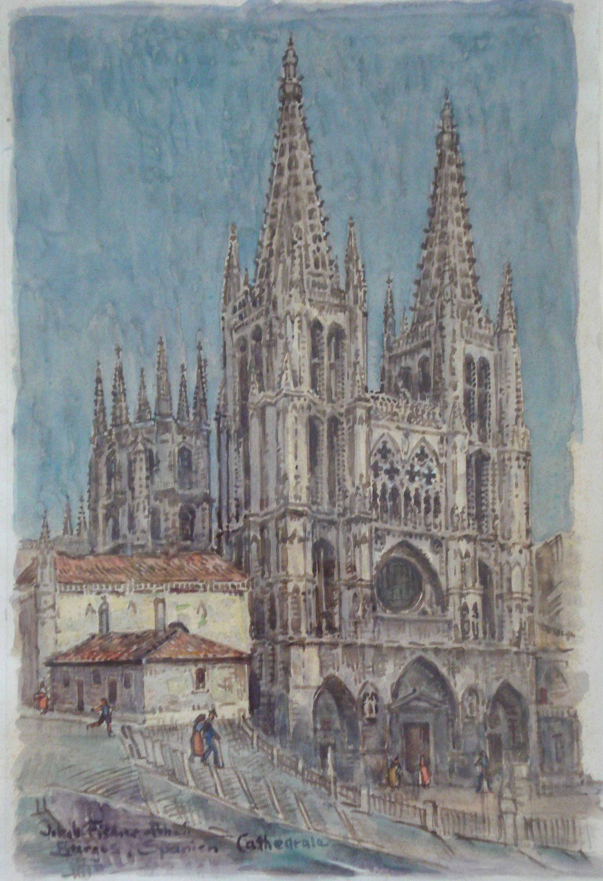 Burgos, Spanien, Cathedrale, ohne Jahr, für vergrößerte Ansicht anklicken!