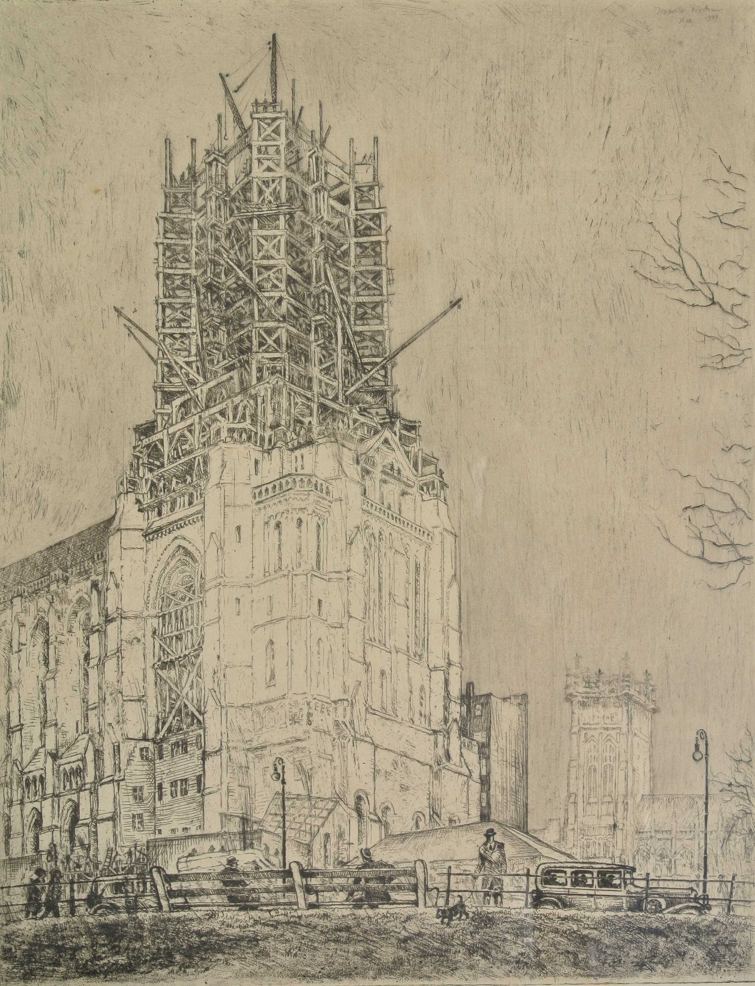 St. Patrick's Cathedral, New York, 1928, für vergrößerte Ansicht anklicken!